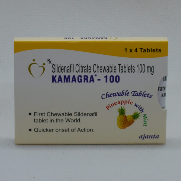 Kamagra Rágótabletta 100mg (Ajanta Pharma) rendelés