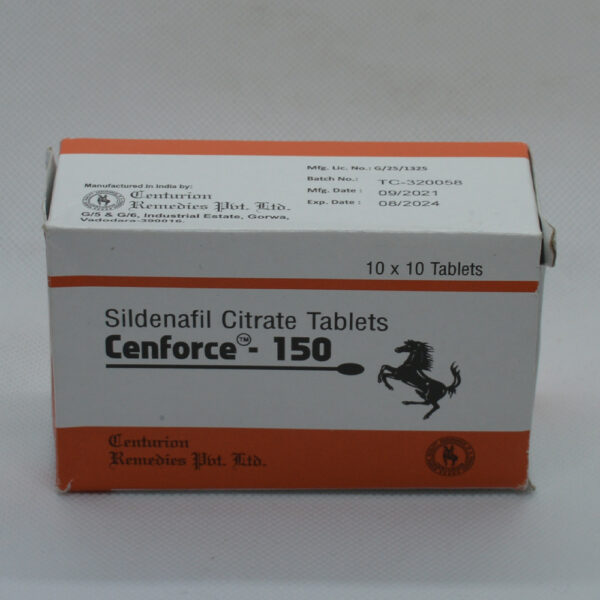 Cenforce 150mg (Centurion Laboratories) rendelés