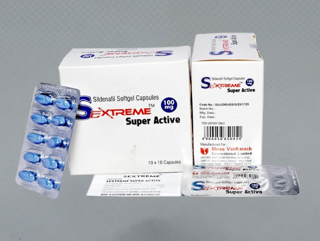 Sextreme Super Active – Sildenafil 100mg