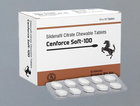 Cenforce Soft – Sildenafil 100mg Rágótabletta